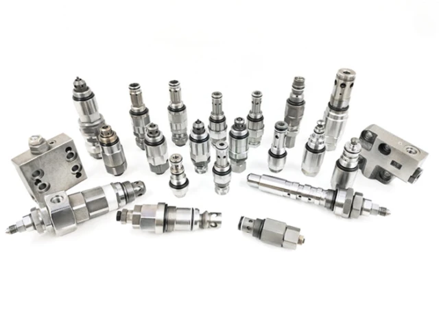 Signs, causes, troubleshooting, repair, and prevention of hydraulic pressure relief valve leaks. dx380 excavator main relief valve for doosan dx380 excavator 2