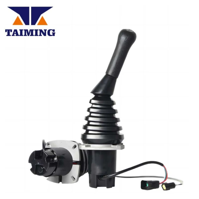 electronic control joystick for excavator digger